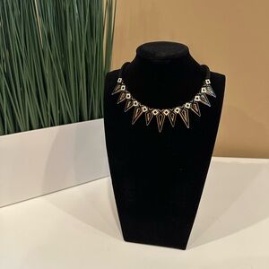 nOir Jewelry Nevis Rope Black and Gold Necklace -NWT